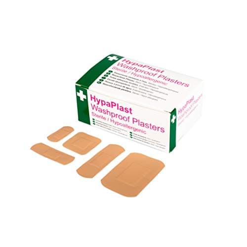 Image of Safety First Aid Group HypaPlast Pink Washproof, Assorted (100) Sterile Hypoallergenic