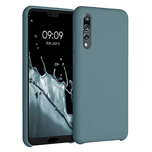 Image of kwmobile Case for Huawei P20 Pro Case - Soft Cover - Shockproof Silicone - Wireless Charging Arctic Night