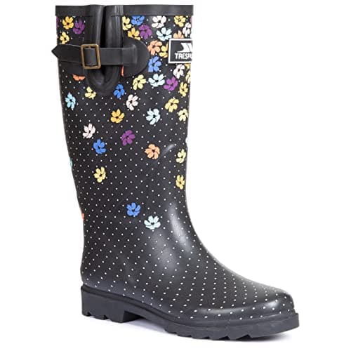 Image of Trespass Womens Wellie Boots Wellington Boots Welly Boots Full Length Knee High Samira
