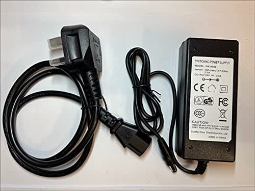 Image of Replacement for 24V 2.5A 60W Zebra AC/DC Adapter Switching Power Supply P1076000-006
