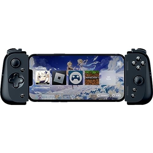 Image of Razer Kishi V2 Mobile Gaming Controller for iPhone: Console Quality Gaming Controls - Universal Fit with Extendable Bridge - Stream PC, Xbox, PlayStation Games - Ultra Low Latency - Ergonomic Design