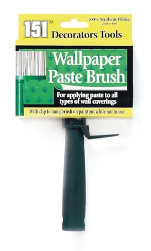 Image of 13Cm 13 X 4Cm Wallpaper Wall Paper Brush, White