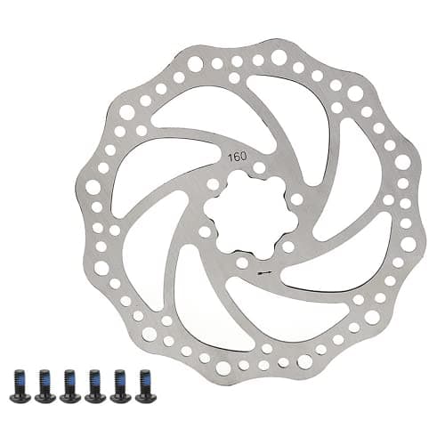 Image of Bike Brakes HJUWANG 160mm Disc Brake Rotor with 12 Bolts for Mountain Bike Road Bike MTB BMX Bicycle Accessories