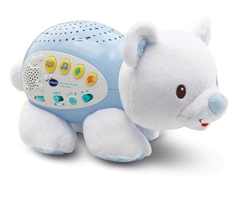 Image of VTech 506903 Little Friendlies Starlight Sounds Bear, Soothing Baby Nighlight, Musical Toy with Sounds and Songs, Soft Cuddly Toy for Babies Aged 1 Month to 4 Years, 5.0 cm*11.0 cm*11.0 cm