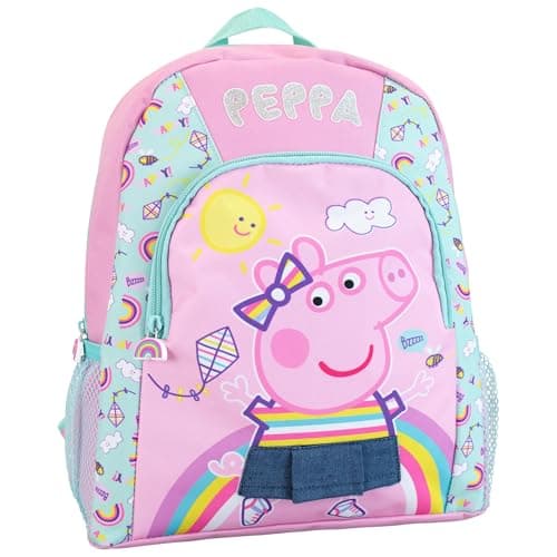Image of Peppa Pig Backpack | Rainbow Backpack | Girls Backpacks | Children’s Backpacks | Pink One Size
