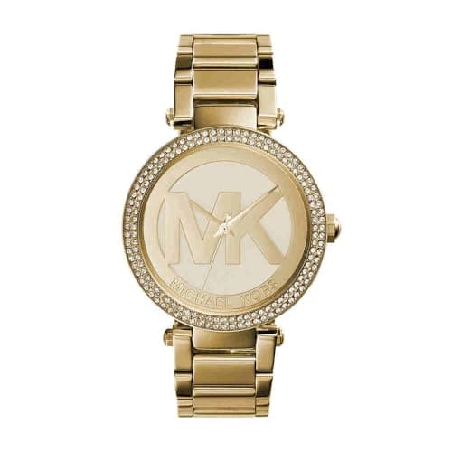 Image of Michael Kors MK5784 Ladies Parker Gold Plated Bracelet Watch