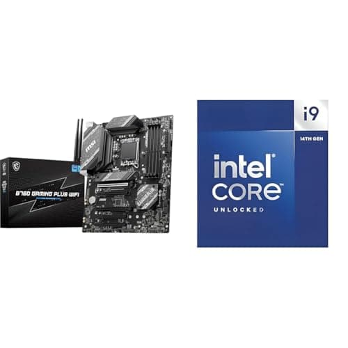 Image of MSI B760 GAMING PLUS WIFI Motherboard + Intel® Core™ i9-14900K Desktop Processor 24 cores