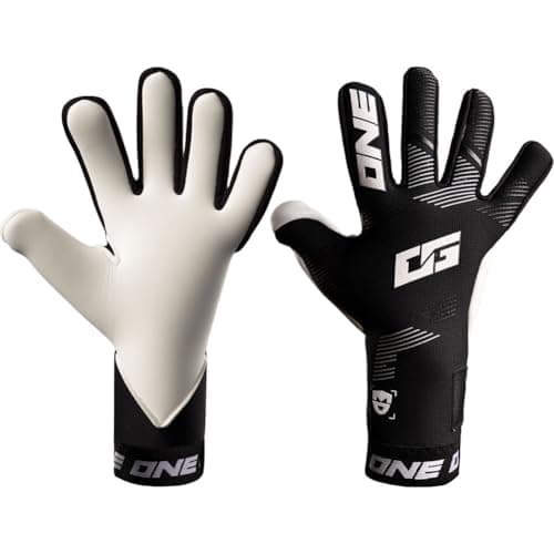 Image of ONE OG1 Midnight MD Kids Goalkeeper Gloves | Dubravka SMU | Special Blackout Durbavka | Negative Cut | 4mm Pro Grade Contact Latex |