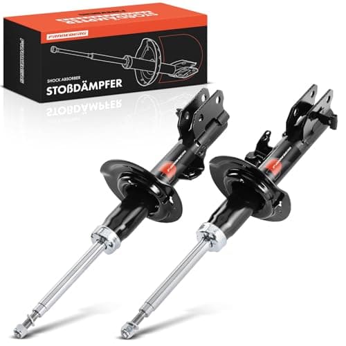 Image of Frankberg 2x Shock Absorber Strut Front Left Right 532mm Gas pressure Compatible with iX20 JC Venga YN Venga Hatchback Van YN Replace# 3330121,546501K000