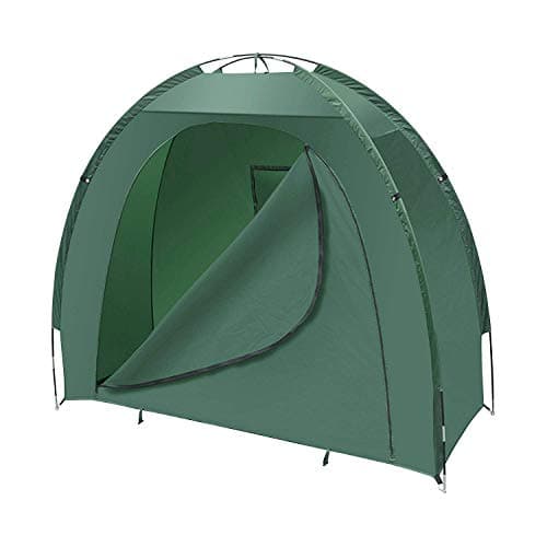 Image of TekBox Green Bicycle Bike Storage Protective Cover Tent Shed Garden Outdoor Shelter (Domed)