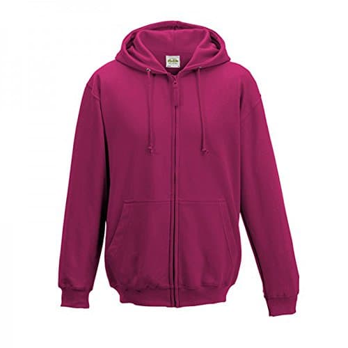 Image of Awdis Zoodie Men's Hooded Sweatshirt, Pink - Neon Pink, XXL