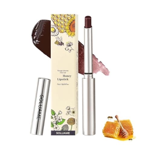 Image of Lip Tint Black Lipstick Tinted Lip Balm for All Skin Tones Create a Glamorous Makeup Versatile Colours & Moisturising Lips(1.9g Honey Lipstick)