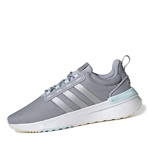 Image of Adidas Women's Racer TR21 Sneaker, Halo Silver/Matte Silver/Grey Two, 5 UK