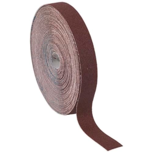 Image of Sealey ERB2550120 Emery Roll Brown 25mm x 50mtr 120Grit