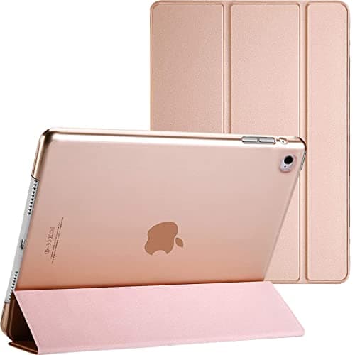 Image of Smart Cover For Apple iPad Mini 5th Generation and For Apple iPad Mini 4th Generation Magnetic Standing Case (Rose Gold)