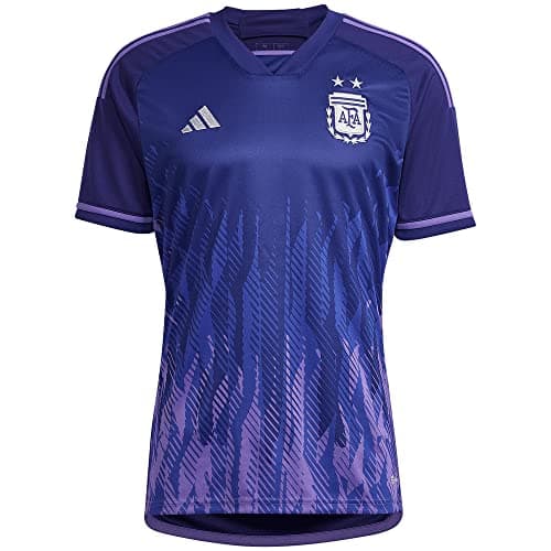 Image of adidas Men's adidas Men's Soccer Argentina 2022 Away Jersey, Purple, 3XL