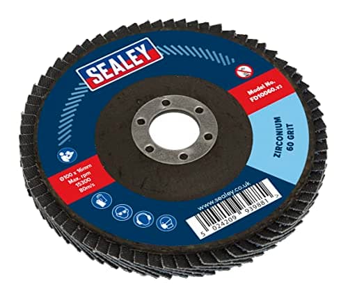 Image of Sealey Zirconium Flap Disc Ø100mm Ø16mm Bore 60Grit - FD10060