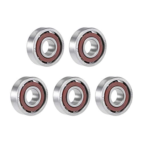 Image of uxcell 7000AC Angular Contact Ball Bearing 10x26x8mm, Single Row, Open, 25° Contact Angle 5pcs