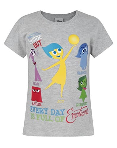 Image of Inside Out Emotions Characters Grey Girl's T-Shirt