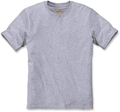 Image of Carhartt Men's Relaxed Fit Heavyweight Short-Sleeve T-Shirt, Heather Grey, L