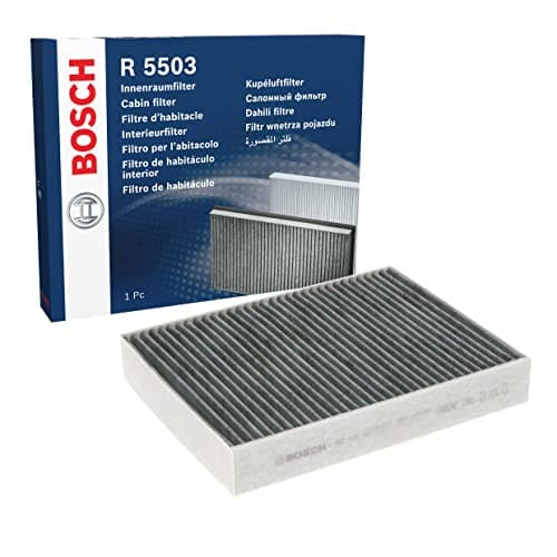 Image of Bosch R5503 Activated Carbon Cabin Filter, Replacement Filter - Against Unpleasant Smells, Pollen and Dust for Cleaner Air Inside the Vehicle