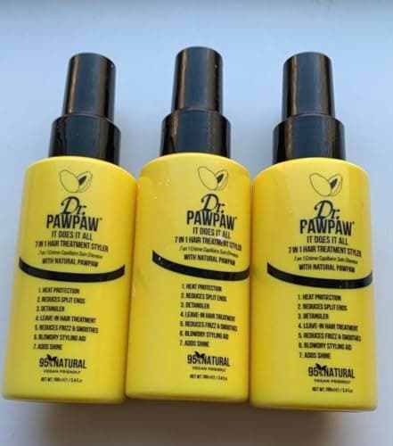 Image of Dr Paw Paw 7-in-1 Hair Treatment, Pack of 3