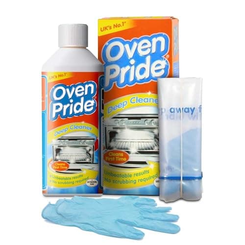 Image of Oven Cleaner Kit 500ml Including Bottle, Bag & Gloves Grill Easy cleaning Degreases Complete Kitchen Cleaning Kit for Oven, Shelf & Racks
