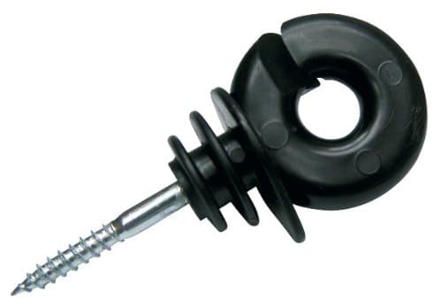 Image of Horizont Ring Insulator, "Farmer Is-S", Short Support, Black, (25 Pack)