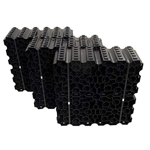 Image of Base Kit for Shed 12ft x 6ft - Plastic Grid System for Shed, Log Cabin, Summerhouse - Garden Shed Base Grid w/Weed Fabric Membrane for Gravel Grids