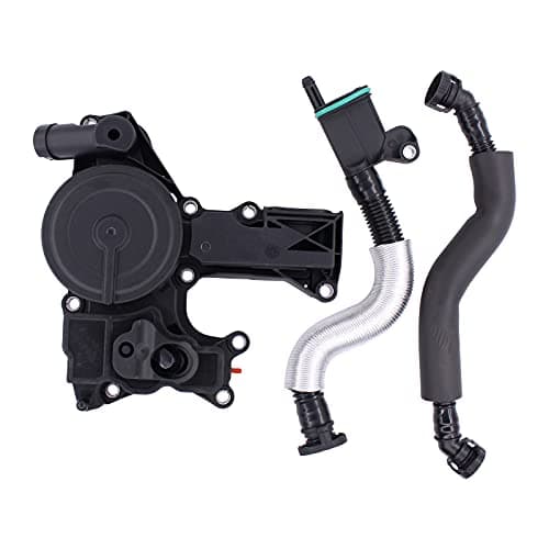 Image of HouYeen PCV Valve Crankcase Vent Cover Oil Separator 2 Breather Hoses for A4 A5 A6 A3 Quattro Q5 TT CC 1.8TFSI 2.0TFSI 06H103495