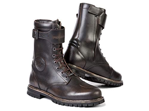 Image of Cafe Racer Moto Rocket Style boot in brown, size 42