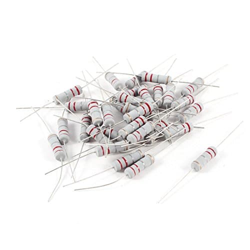 Image of Sourcingmap 30Pcs 0.22 Ohm 1% 2W Axial Leads Carbon Film Resistors