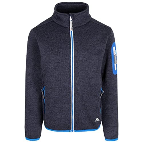 Image of Trespass Kids Fleece Jacket Full Zip with 3 Zip Pockets Whisk - Navy 9/10
