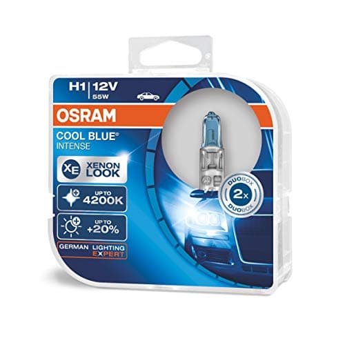 Image of Osram 64150CBI-HCB Halogen Headlamp Bulb H1, 12V, Cool Blue Intense, Duo Box