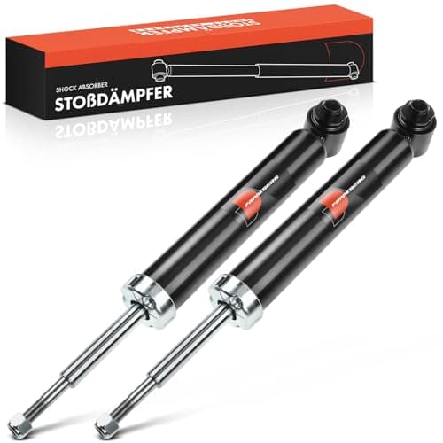 Image of Frankberg 2x Shock Absorber Strut Rear Left Right 403mm Gas pressure Compatible with 5 Series Touring E61 2004-2010 Replace# 344702, 33526786525