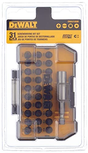 Image of DEWALT DWAX100IR Screwdriving Tough Case Set, Extra Small, 31-Piece