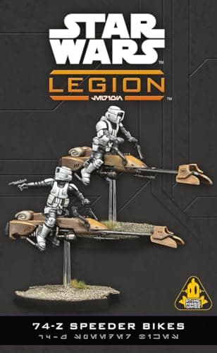 Image of Asmodee | Star Wars: Legion - 74-Z Speeder Bike Unit Expansion | Miniatures Game | Ages 14+ | 2 Players | 90 Minutes Playing Time