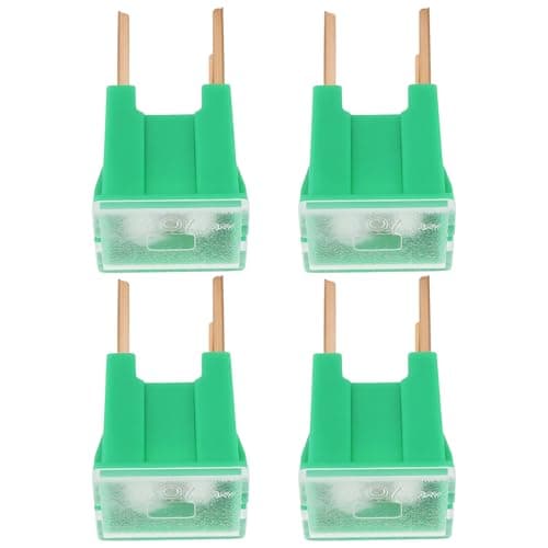 Image of AS Axis Spindleon 4pcs Green PAL Male Fuse 40A 32VDC Automotive High Current Fuse Main Power Supply Alternator Starting Circuit