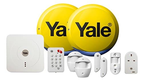 Image of Yale SR-340 Smart Living Home Alarm, View & Control Kit, White, Part Arming Function, App Control, Remote Viewing and Control