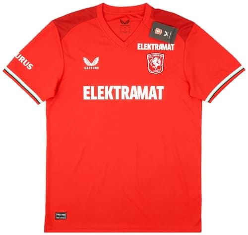 Image of Castore FC Twente Enschede Men's Home Football Shirt Jersey 2024-2025 Medium Red