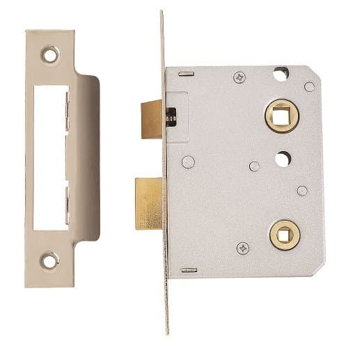 Image of ERA 343-61 3-inch 76mm Bathroom Sashlock with Chrome Effect