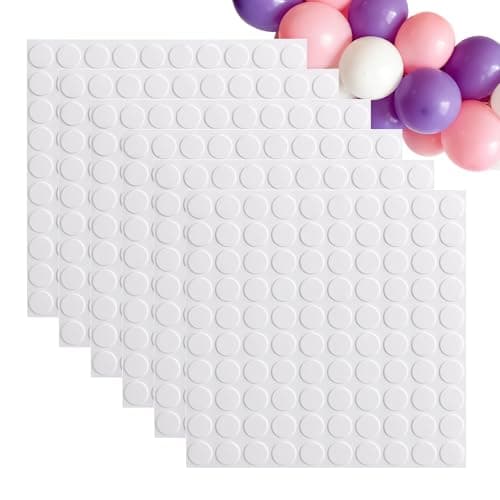Image of Muexoee 600 PCS Removable Balloon Glue Dots, Extra Strong Double Sided Sticky Spots for Birthday Wedding Christmas Decor & DIY Scrapbooking Crafts