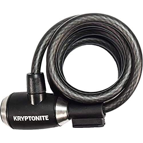 Image of Kryptonite KryptoFlex Bike Lock Cable, 6FT Long 10mm Thick Heavy Duty Braided Steel Cable Anti-Theft Security Lock for Outdoor Equipment, Combination/Key Bike Lock