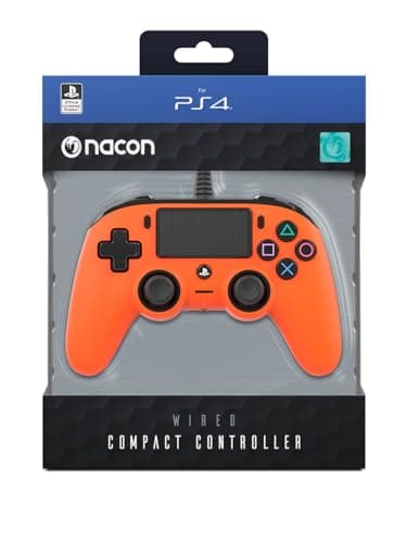 Image of Nacon Oficial PS4 Wired Compact Controller - Orange