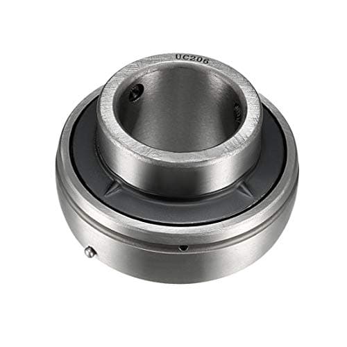 Image of sourcing map UC206 Insert Bearings, 30mm Bore Diameter, Chrome Steel, Set Screws Lock