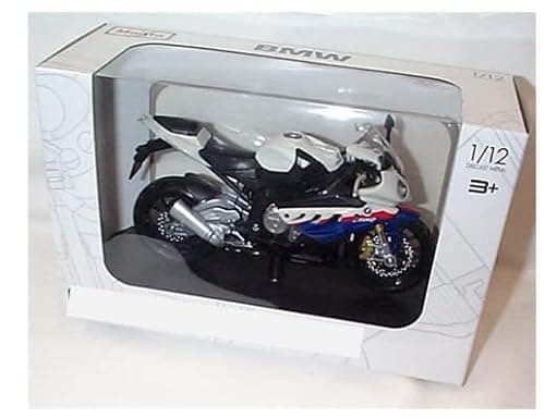 Image of MAIST0 B.M.W S 1000 RR White Motorcycle bike 1:12 Scale Diecast Model