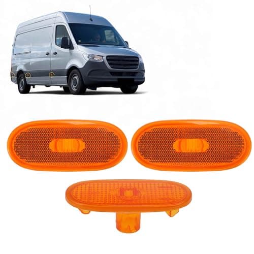 Image of INFINAUTO LED Side Marker Light Housing for Mercedes-Benz Sprinter W906 2006-2017 for VW Crafter 06-16 Side Fender Marker Repeater Position Lamp Lateral Housing A0038202956/2E0945061C 3 Pcs