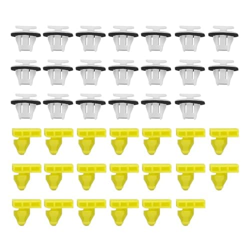 Image of 40 PCS Car Wheel Arch Surround Trim Moulding Clips Plastic Wheel Arch Trim Clips Front or Rear Nylon Retainer Replacement for Nissan Juke 2010-2017 Nissan Qashqai 2014-2020 (76882jg10A/76848jg00A)