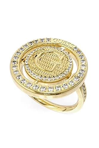 Image of Guess RING JUBR02256JWYG, Alloy Steel, White Sapphire
