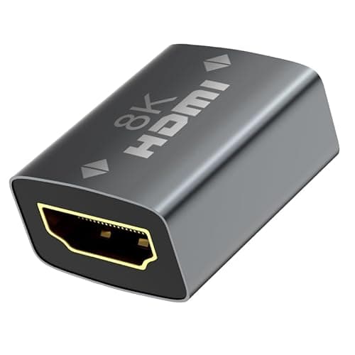Image of vgggrd HDMI Coupler HDMI Female to Female Connector with HDR Support 8K@60Hz / 4K@120Hz / UHD 1080p, Gold Plated HDMI Adapter, High Speed Cable Extender
